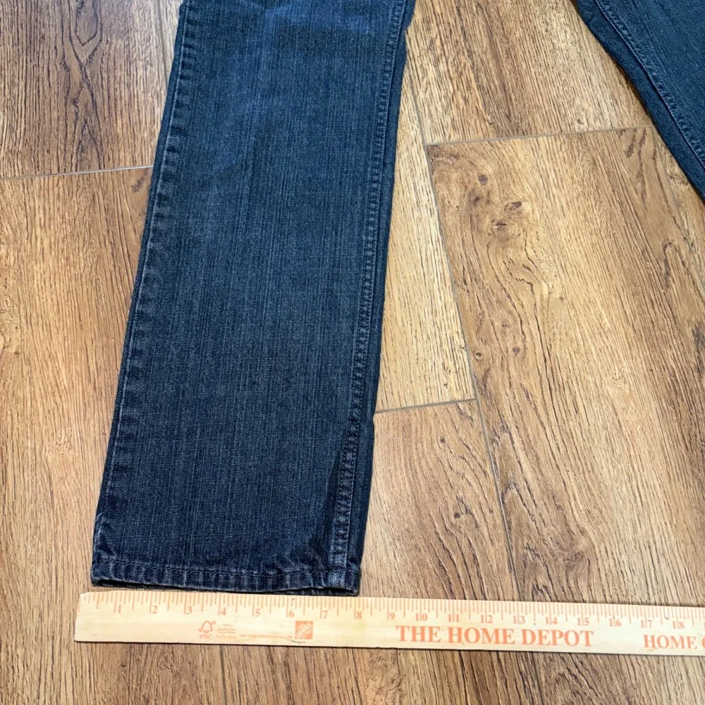 Y2K Levis 514 Straight Fit Mens Jeans 33x32 Dark Wash Denim batwing Cotton 2001